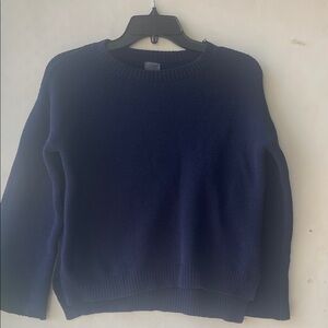 Zara Dark Blue Crew Neck Sweater‎